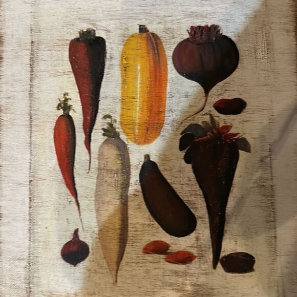 Turnips and Squash Canvas Picture! - Picture 3 of 4